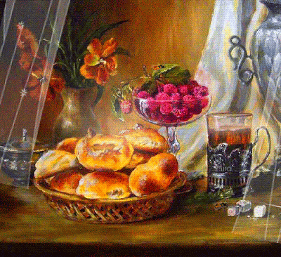 Herbatka bułeczki